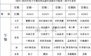 苏州科技城外国语附属秦馀小学校一周菜单（2023-2024年度第二学期第三周)