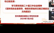 书记微党课：深入学习贯彻党的二十届三中全会精神